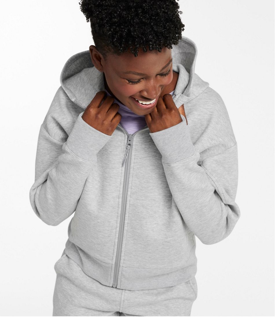 Women's Multisport Lifestyle Hoodie, Oversized Full-Zip | L.L.Bean