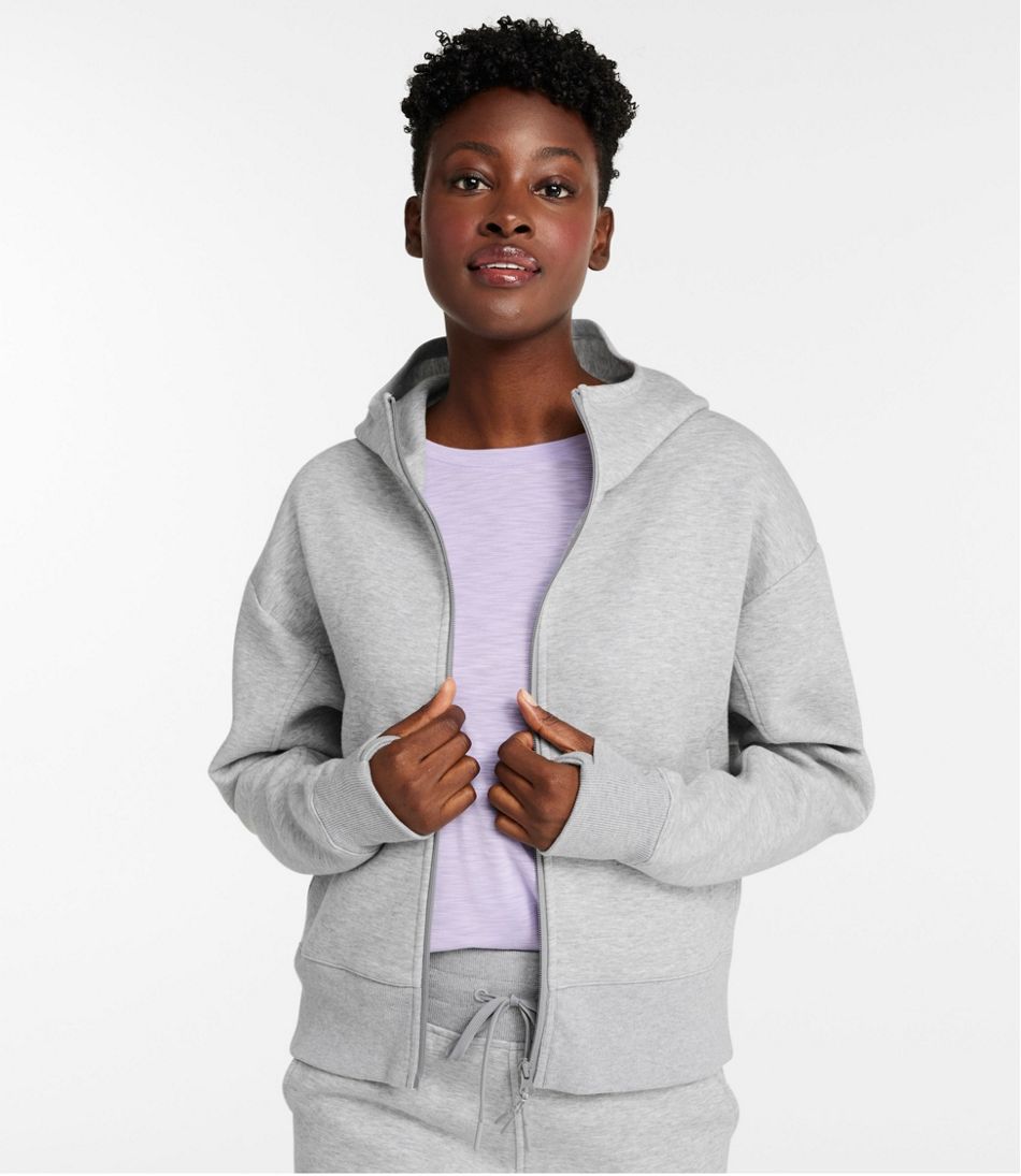 Women's Multisport Lifestyle Hoodie, Oversized Full-Zip | L.L.Bean