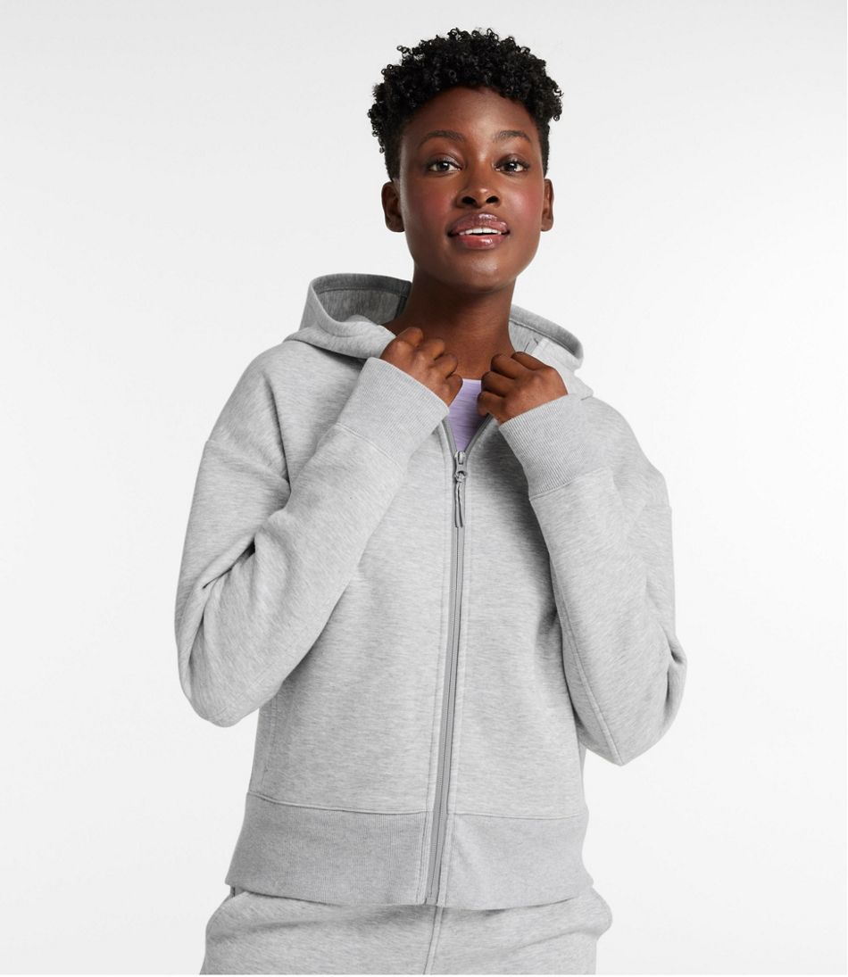 Women's Multisport Lifestyle Hoodie, Oversized Full-Zip | L.L.Bean