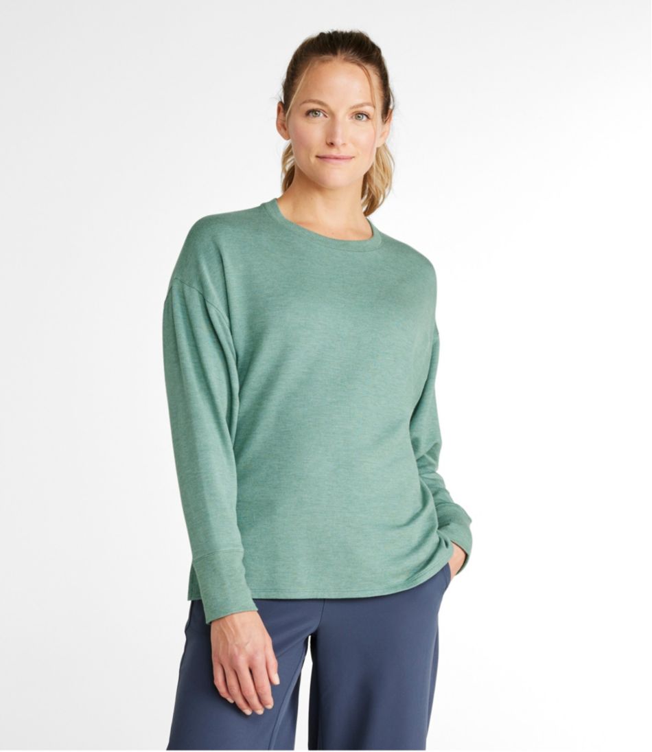 Women's SoftFlex Crewneck Dolman Sleeve Pullover | L.L.Bean