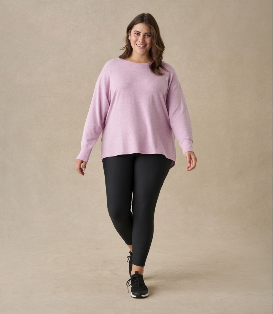 Women's SoftFlex Crewneck Dolman Sleeve Pullover | L.L.Bean