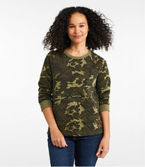 Women's Quilted Sweatshirt, Crewneck Pullover Print | L.L.Bean