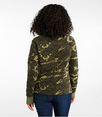 Women's Quilted Sweatshirt, Crewneck Pullover Print | L.L.Bean
