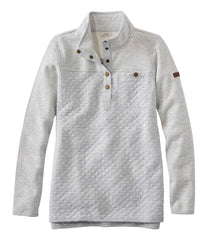 Women's Quilted Sweatshirt, Mockneck Tunic | L.L.Bean