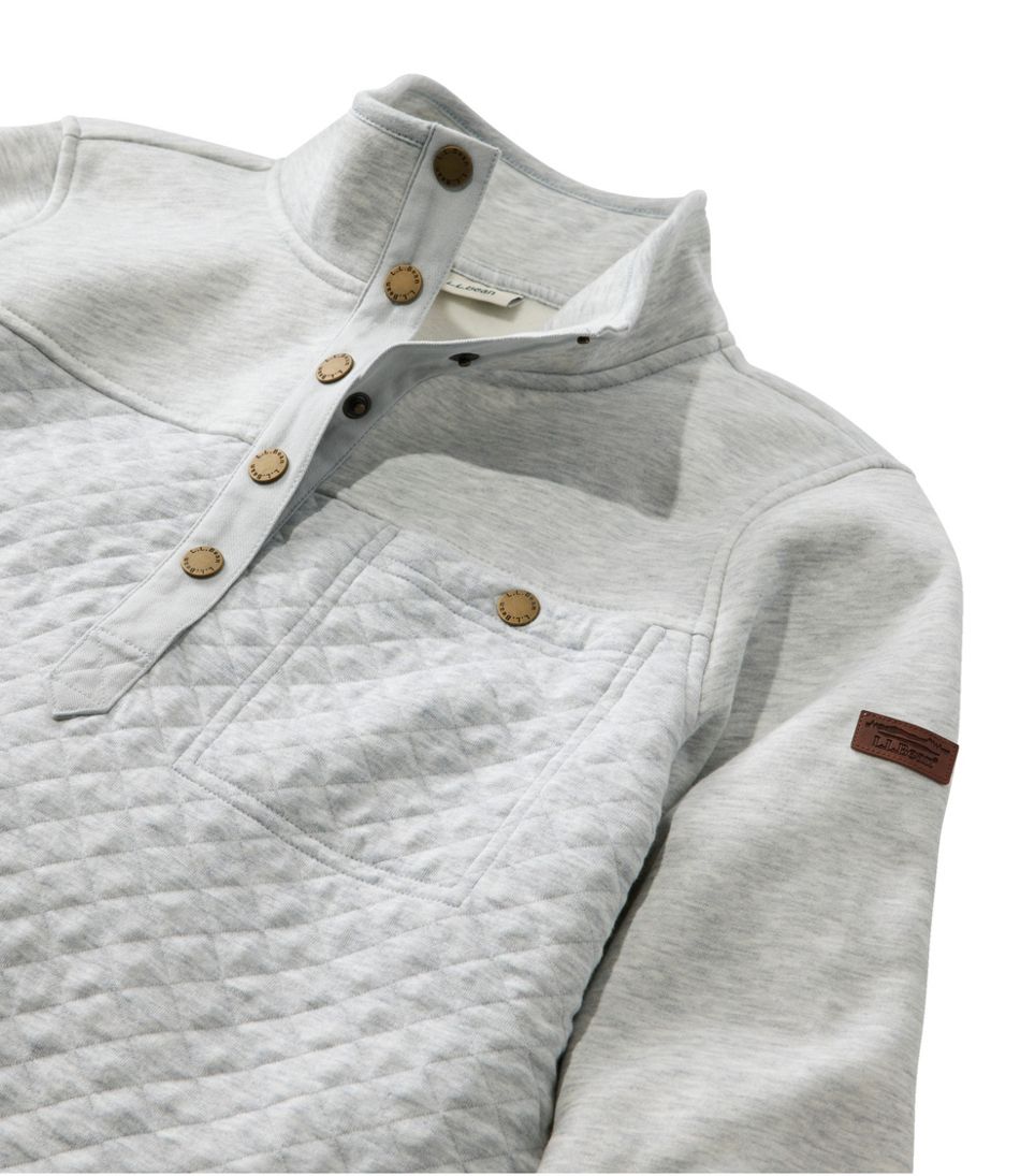 Women's Quilted Sweatshirt, Mockneck Tunic | L.L.Bean