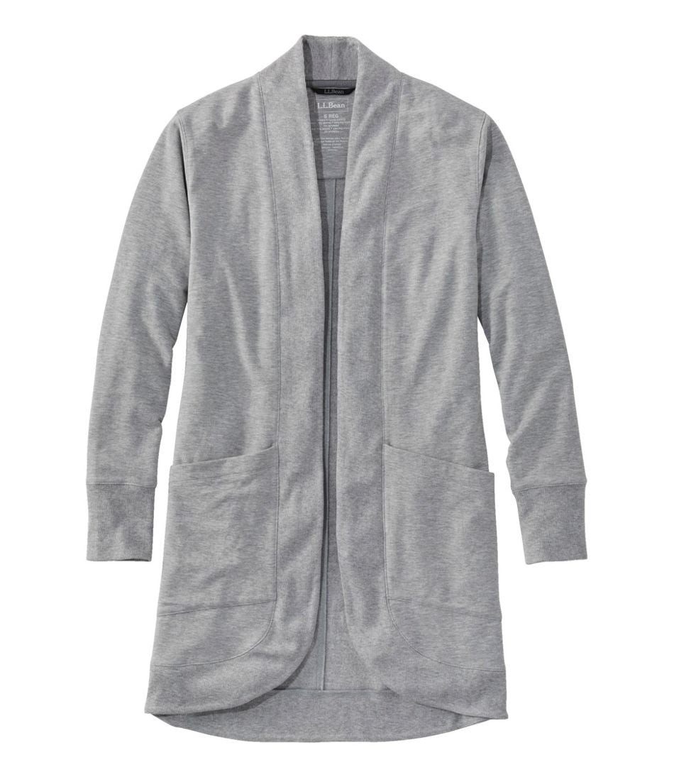 Women's SoftFlex Long Open Cardigan | L.L.Bean