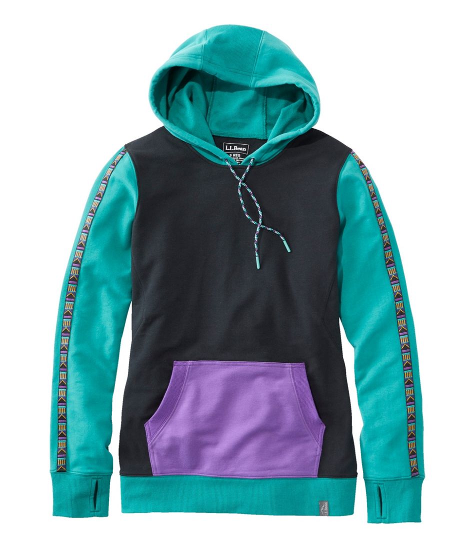 Women's Bean's Cozy Camp Hoodie, Colorblock | L.L.Bean