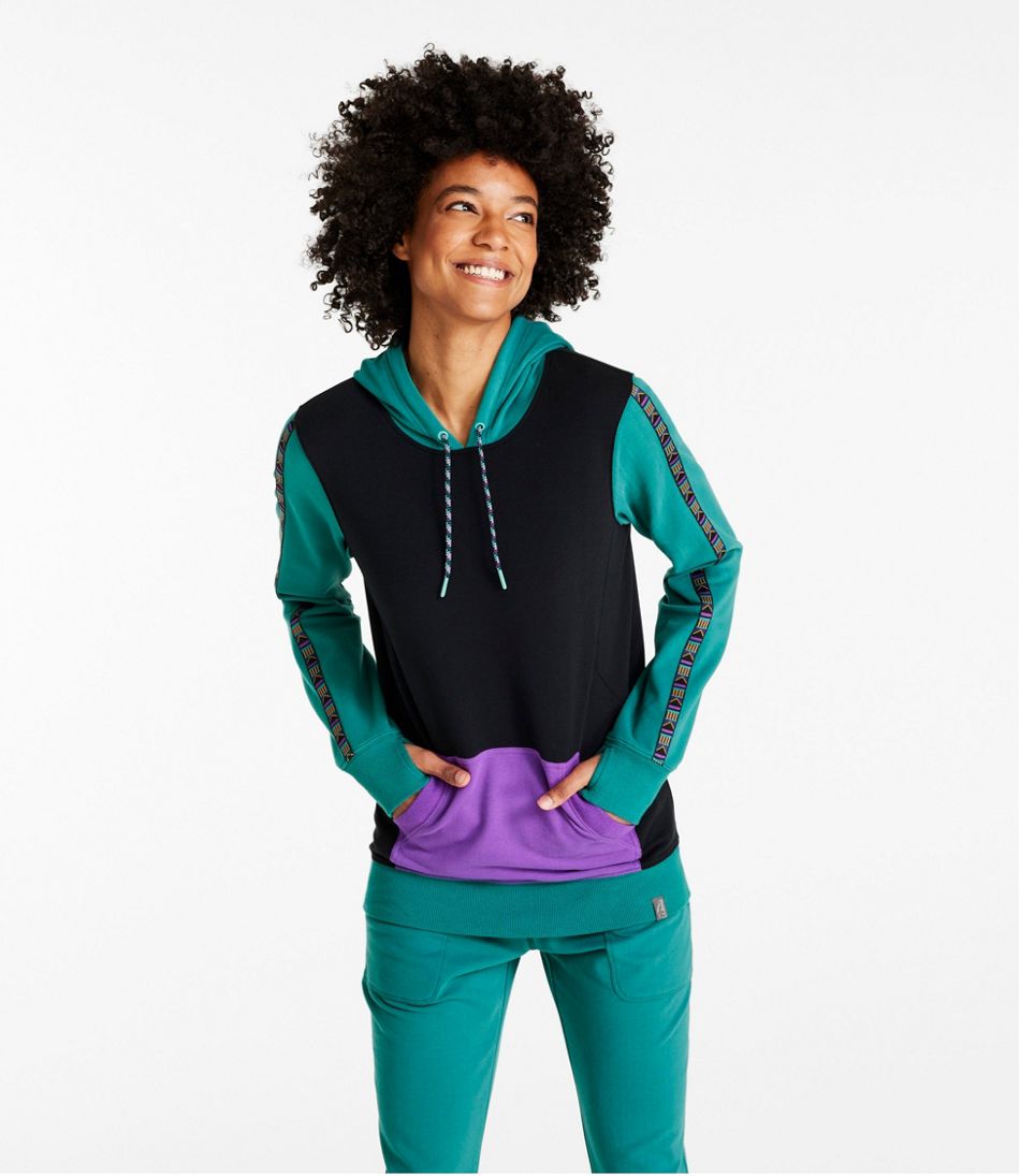 Women's Bean's Cozy Camp Hoodie, Colorblock | L.L.Bean