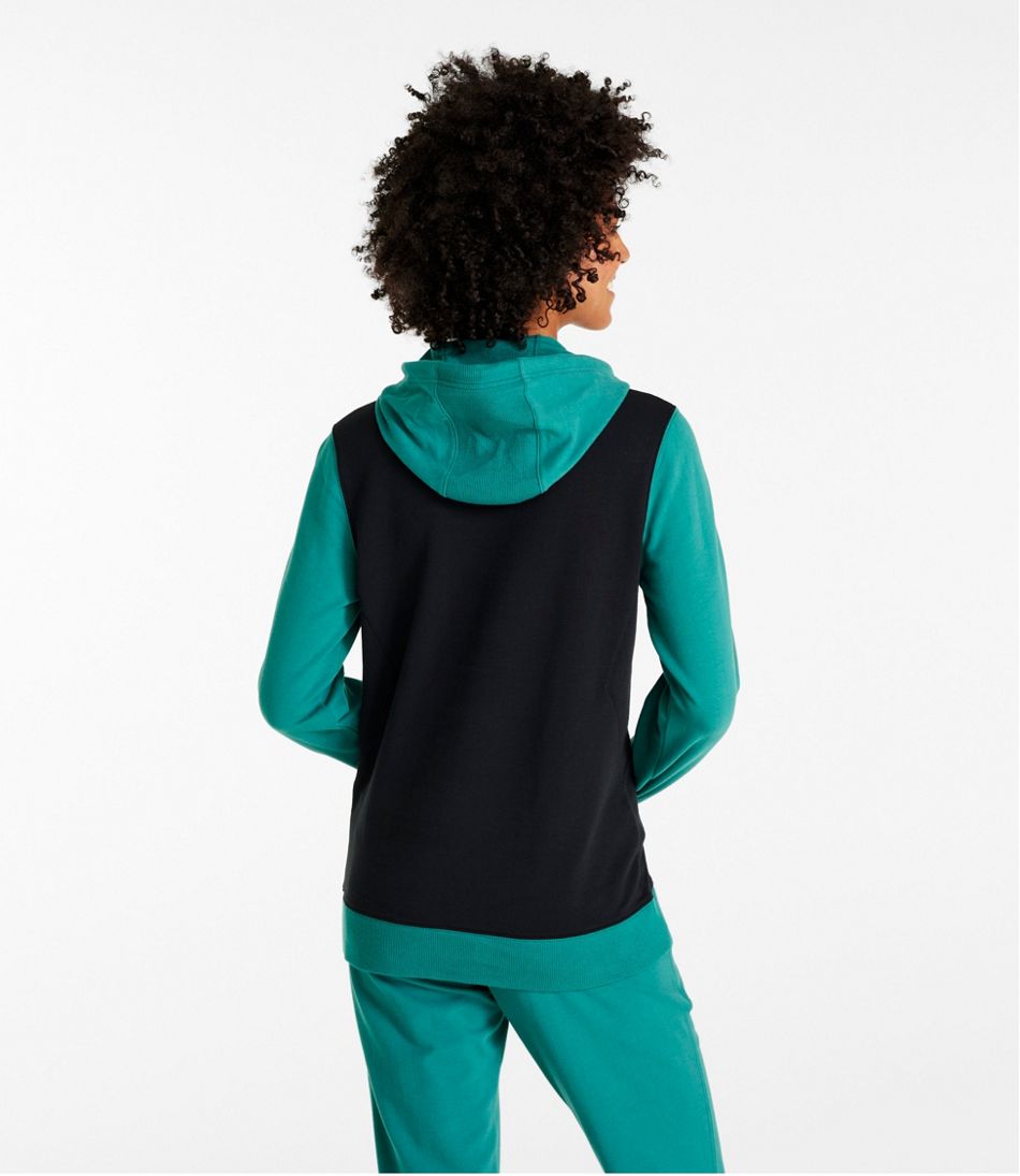 Women's Bean's Cozy Camp Hoodie, Colorblock | L.L.Bean