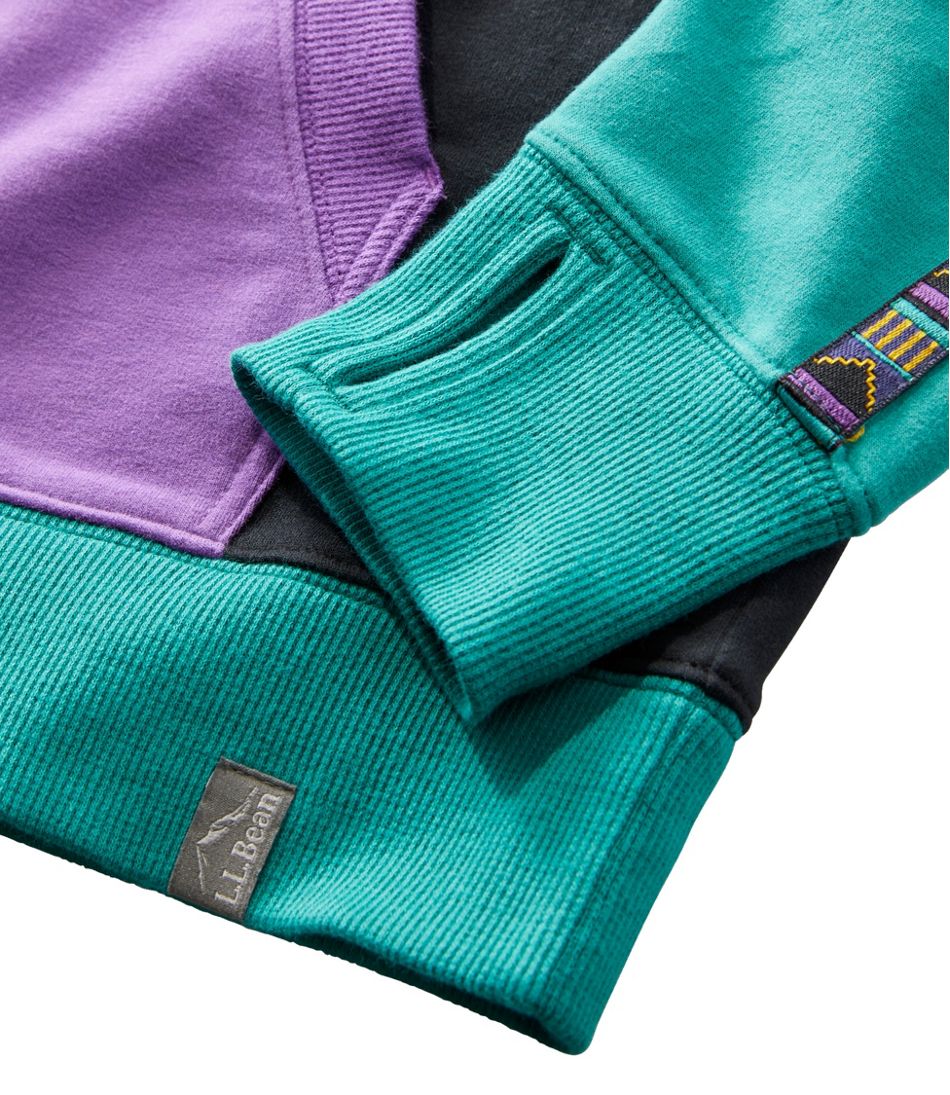Women's Bean's Cozy Camp Hoodie, Colorblock | L.L.Bean