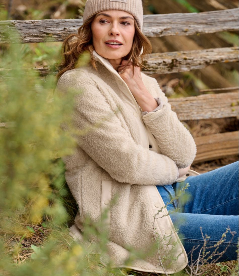 Women's Bean's Sherpa Fleece Coat | L.L.Bean