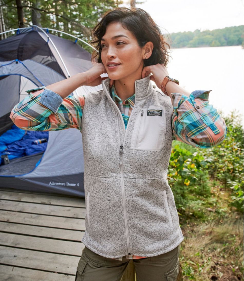 Women's Sweater Fleece Long Vest | L.L.Bean