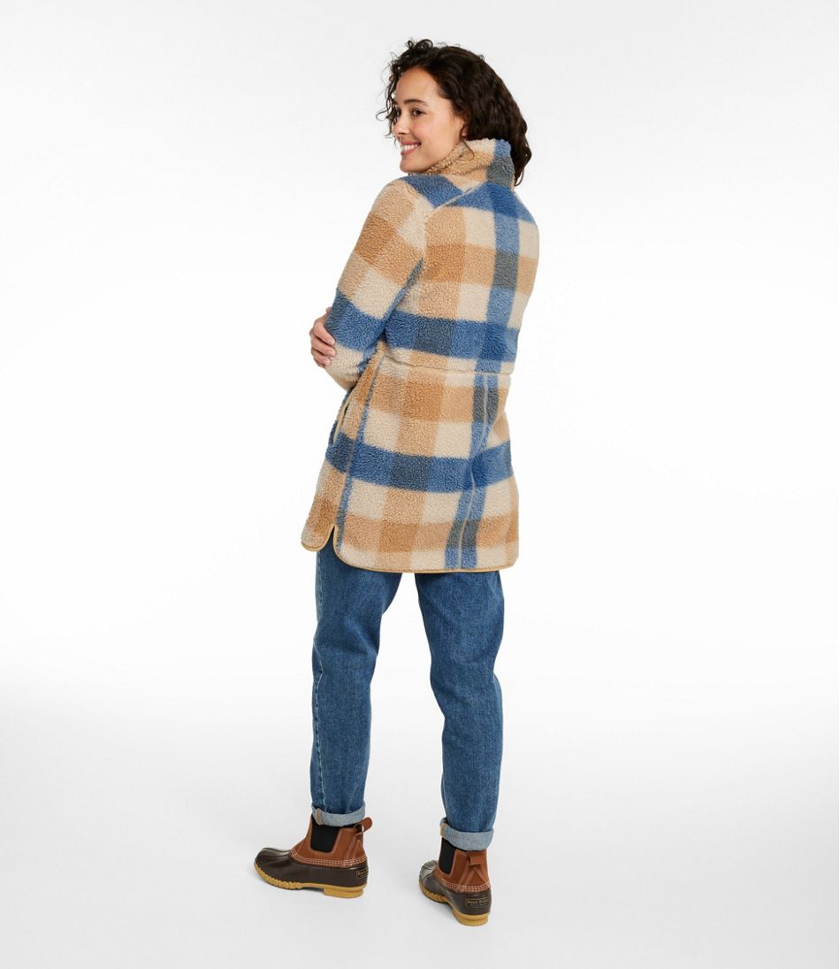 Women's Bean's Sherpa Fleece Coat, Print | L.L.Bean