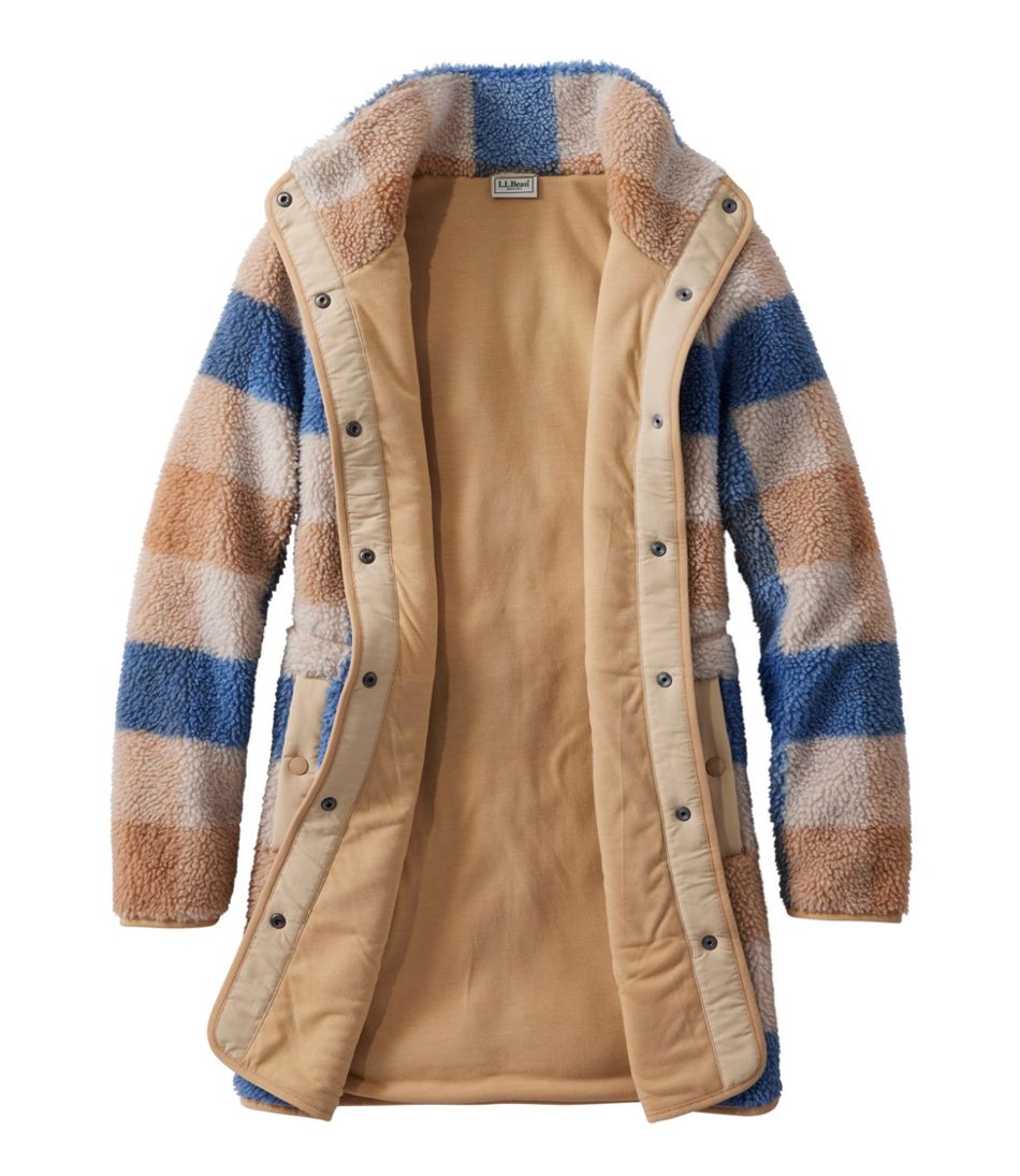 Women's Bean's Sherpa Fleece Coat, Print | L.L.Bean