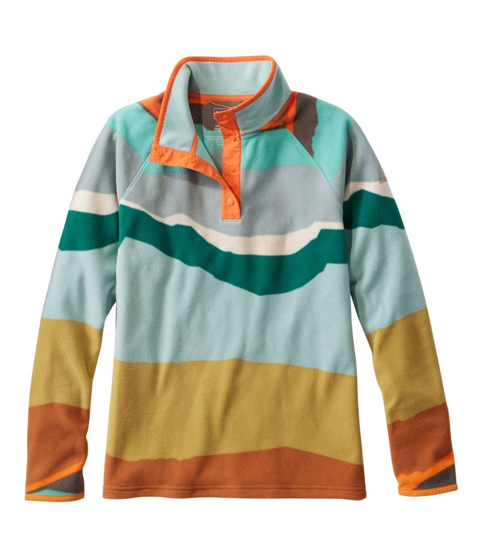 Women's All Season Access Fleece Pullover, Print | L.L.Bean