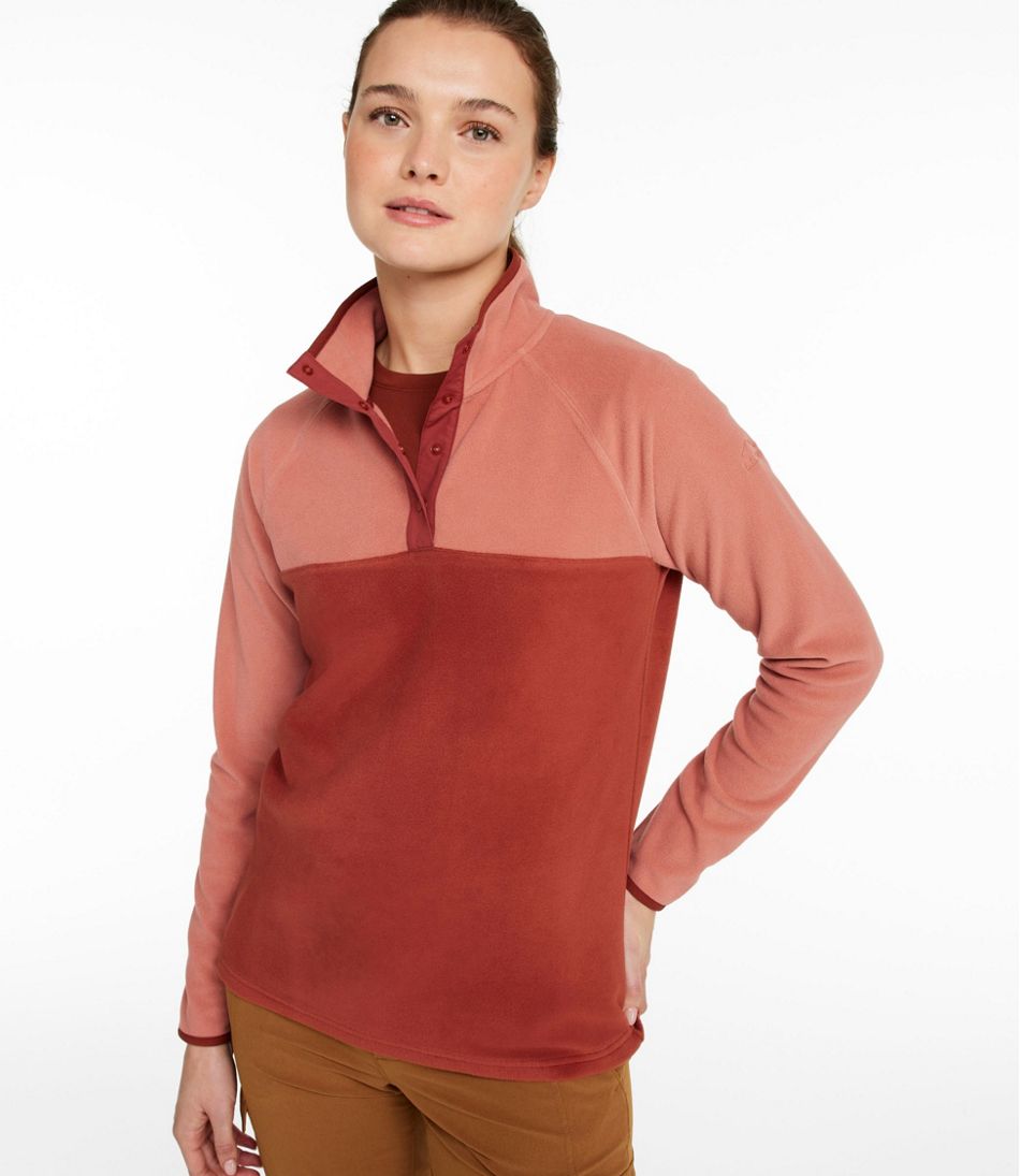 Women's All Season Access Fleece Pullover, Colorblock | L.L.Bean
