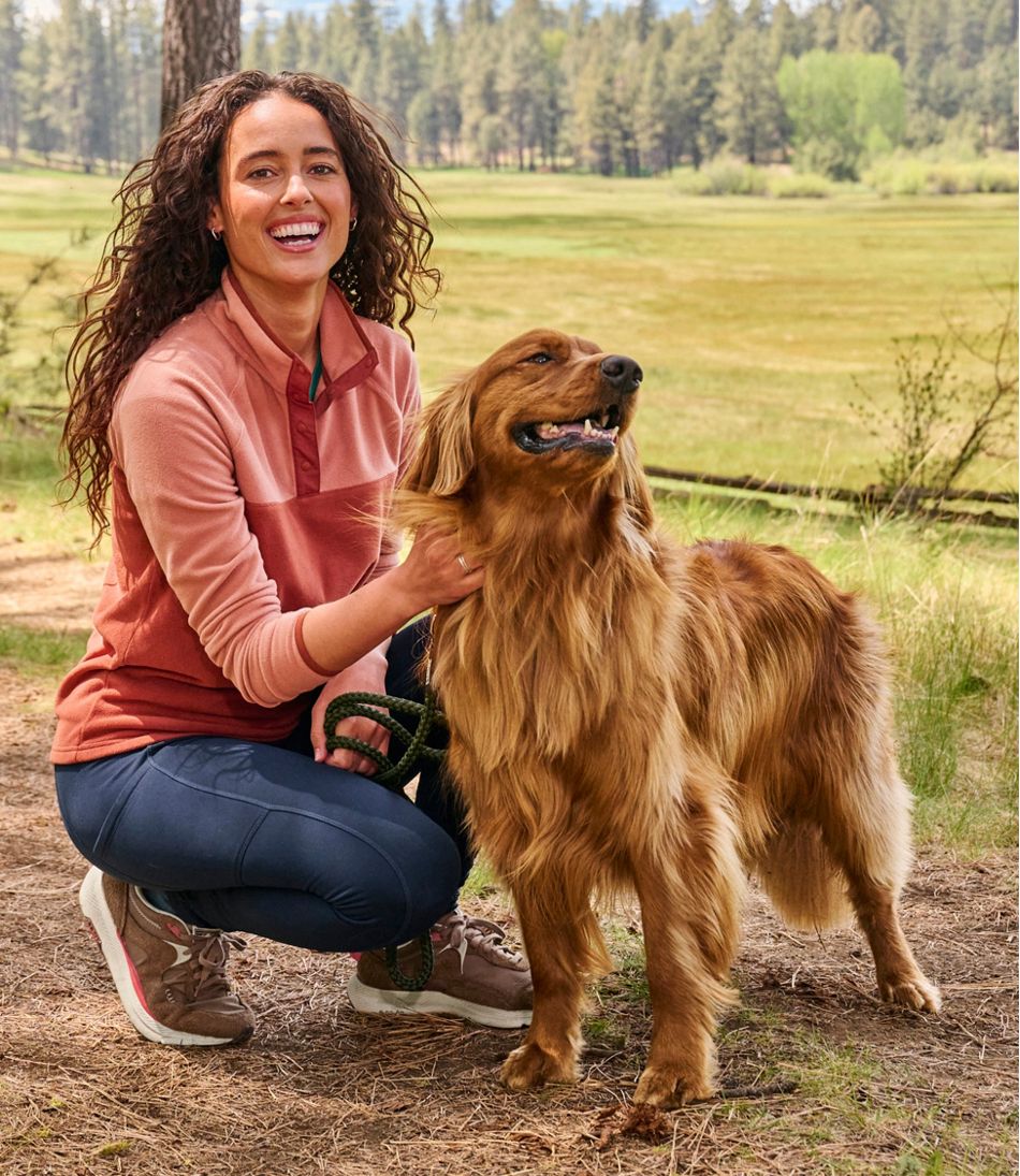 Women's All Season Access Fleece Pullover, Colorblock | L.L.Bean