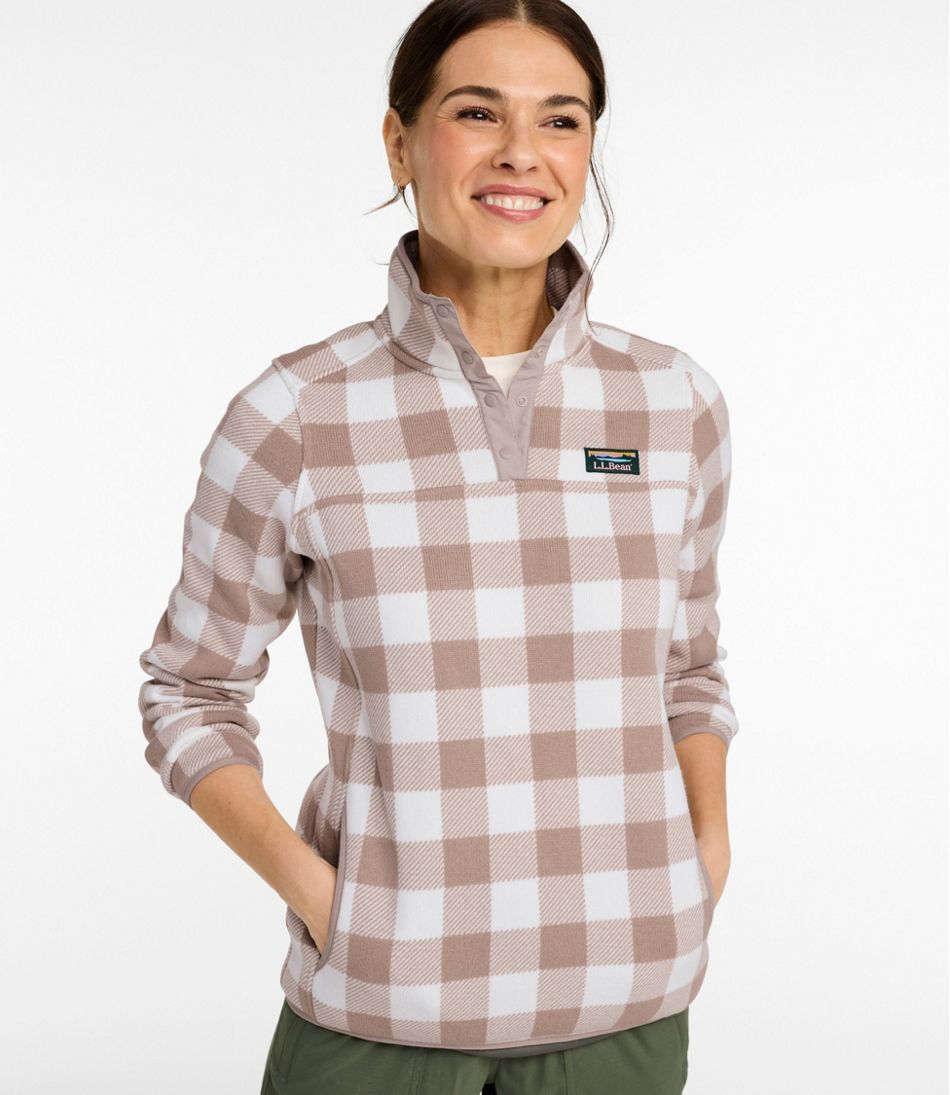 Women's Sweater Fleece Pullover, Print | L.L.Bean