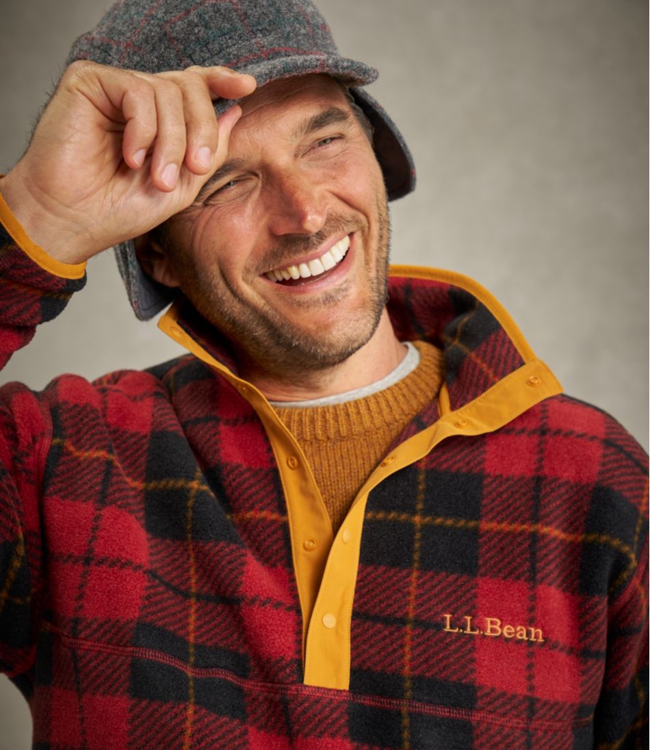 Adults' Bean's Classic Fleece Pullover, Print | L.L.Bean