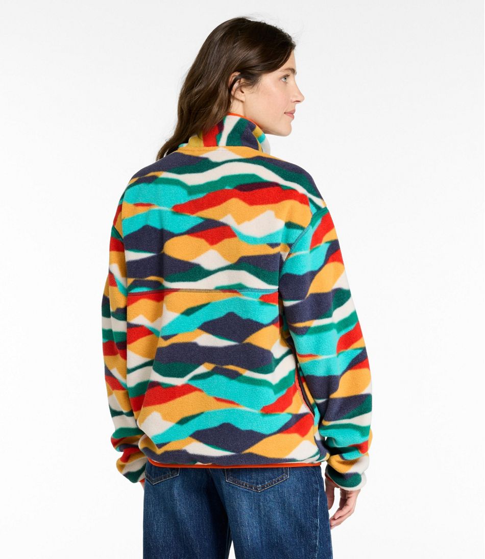Adults' Bean's Classic Fleece Pullover, Print | L.L.Bean