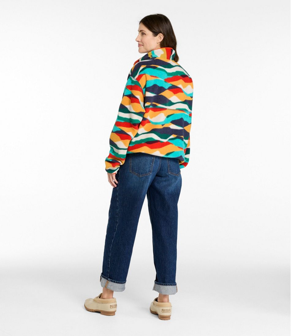 Adults' Bean's Classic Fleece Pullover, Print | L.L.Bean
