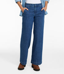 Women's True Shape Jeans, High-Rise Wide-Leg Trouser | L.L.Bean