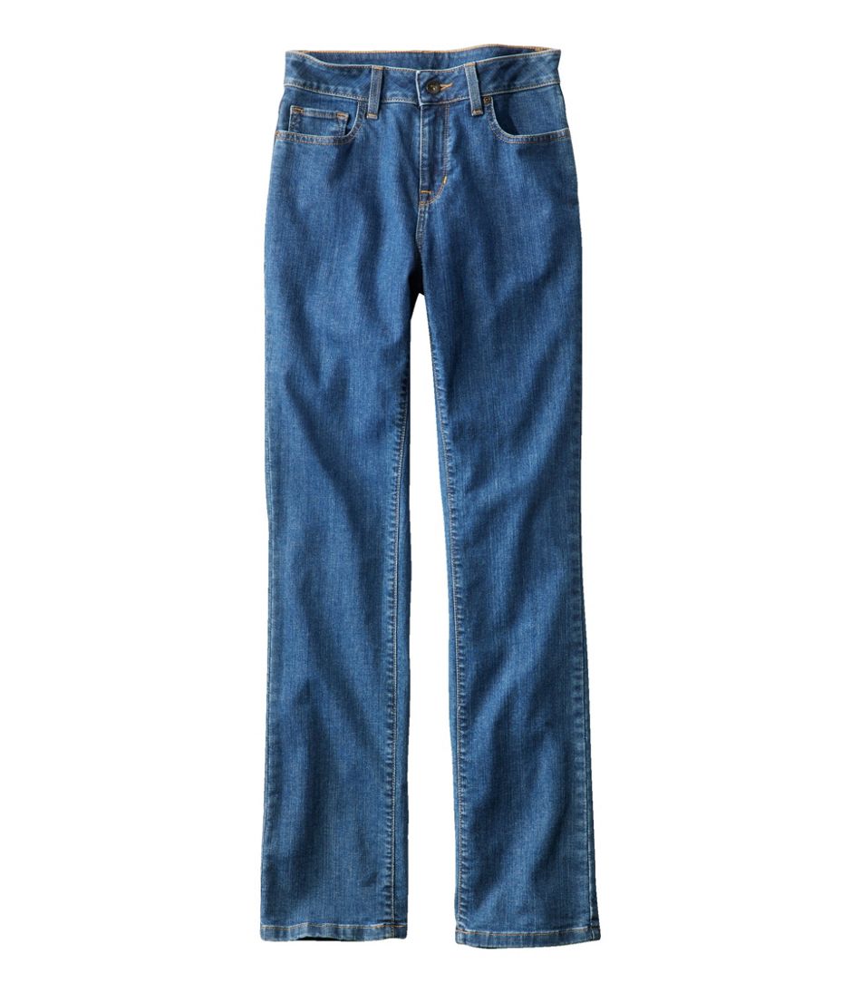Women's True Shape Jeans, High-Rise Straight-Leg | L.L.Bean