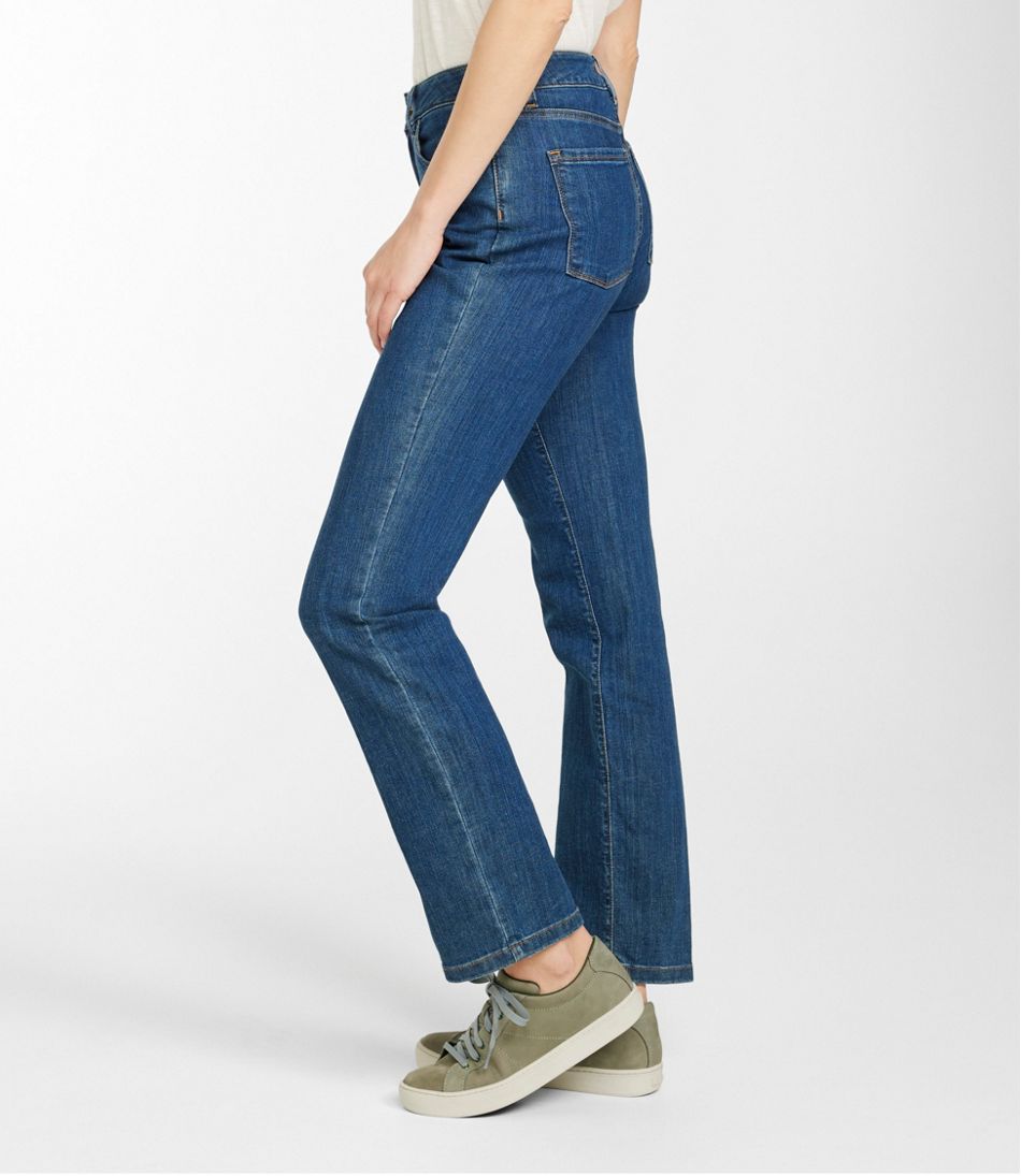Women's True Shape Jeans, High-Rise Straight-Leg | L.L.Bean