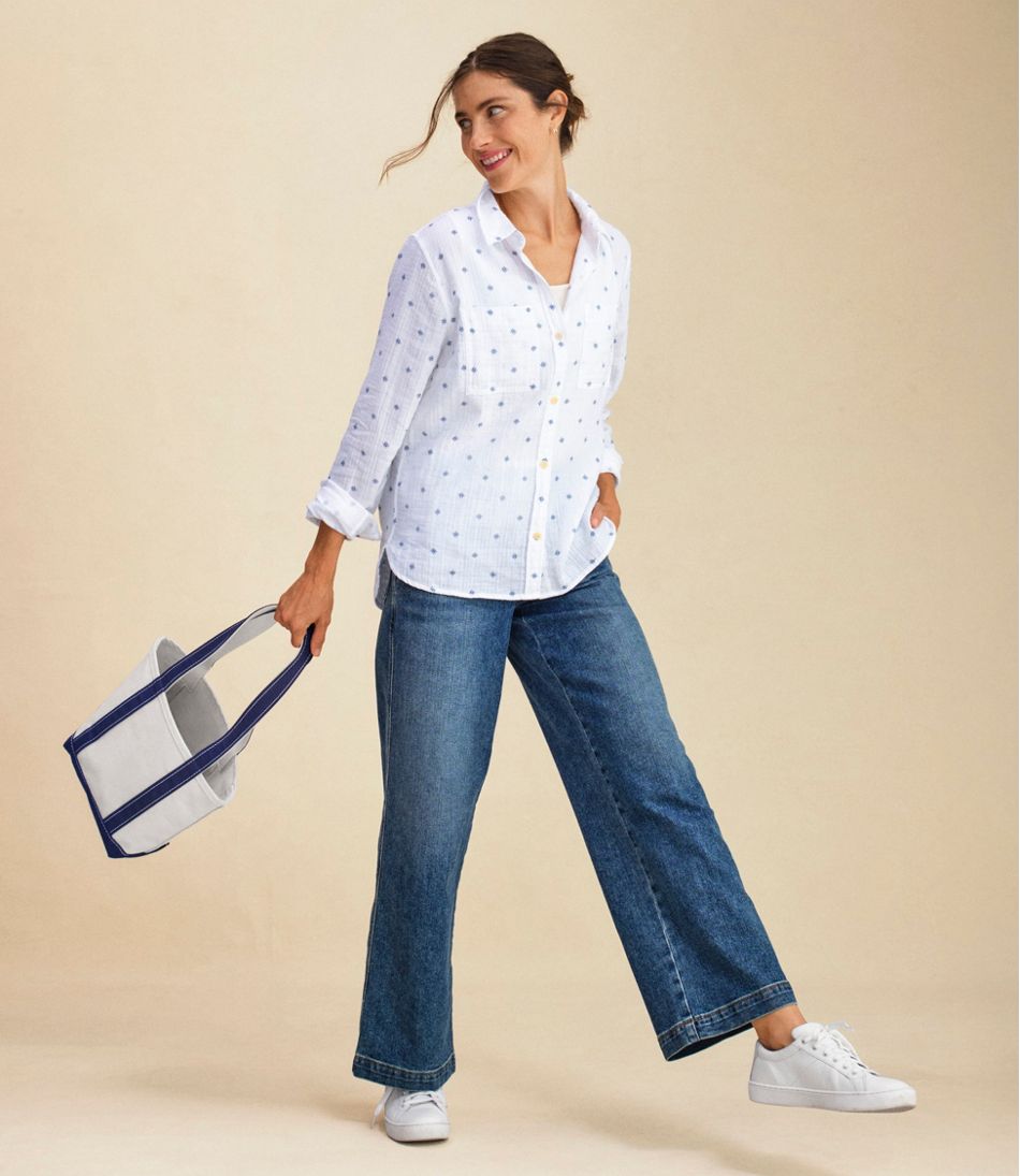 Women's 207 Vintage Jeans, High-Rise Wide-Leg | L.L.Bean