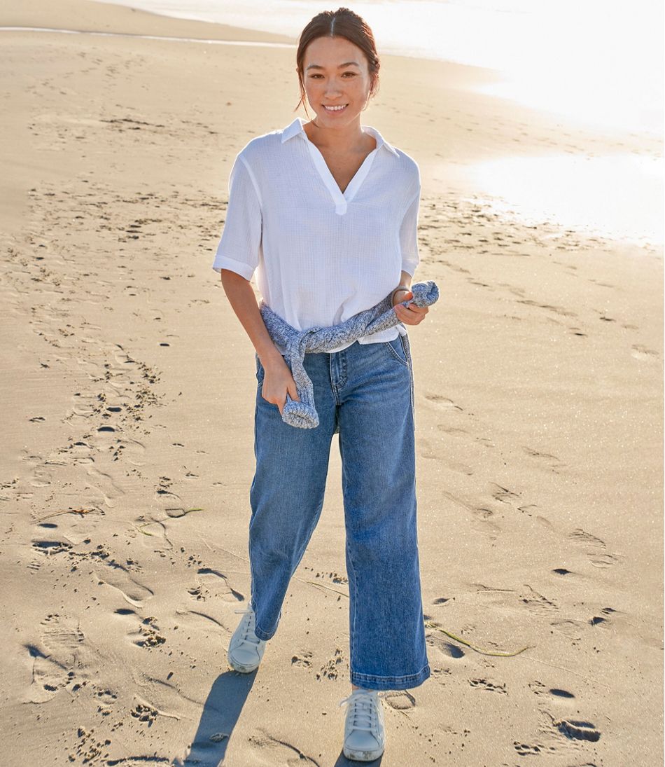 Women's 207 Vintage Jeans, High-Rise Wide-Leg | L.L.Bean