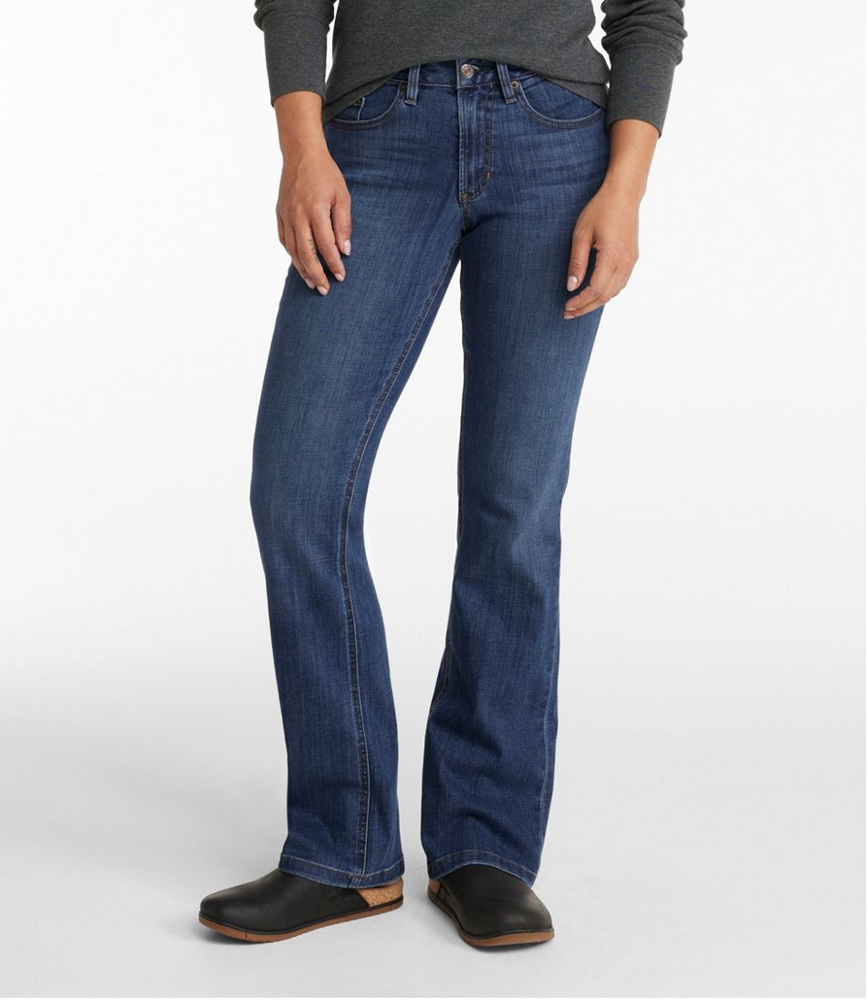 Women's BeanFlex® Jeans, Mid-Rise Bootcut | L.L.Bean