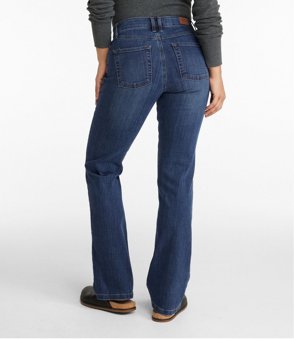 Women's BeanFlex® Jeans, Mid-Rise Bootcut | L.L.Bean