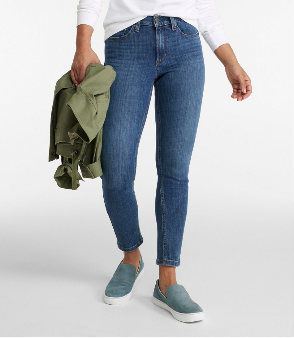 Women's BeanFlex® Jeans, High-Rise Slim-Leg Ankle | L.L.Bean