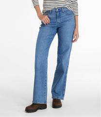 Women's Everyday Stretch Jeans, High-Rise Relaxed Wide-Leg | L.L.Bean