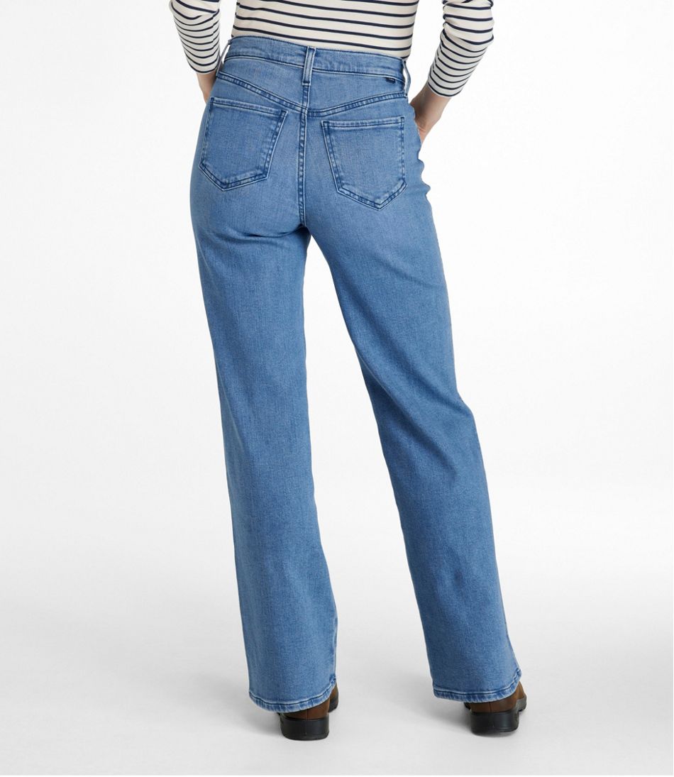 Women's Everyday Stretch Jeans, High-Rise Relaxed Wide-Leg | L.L.Bean