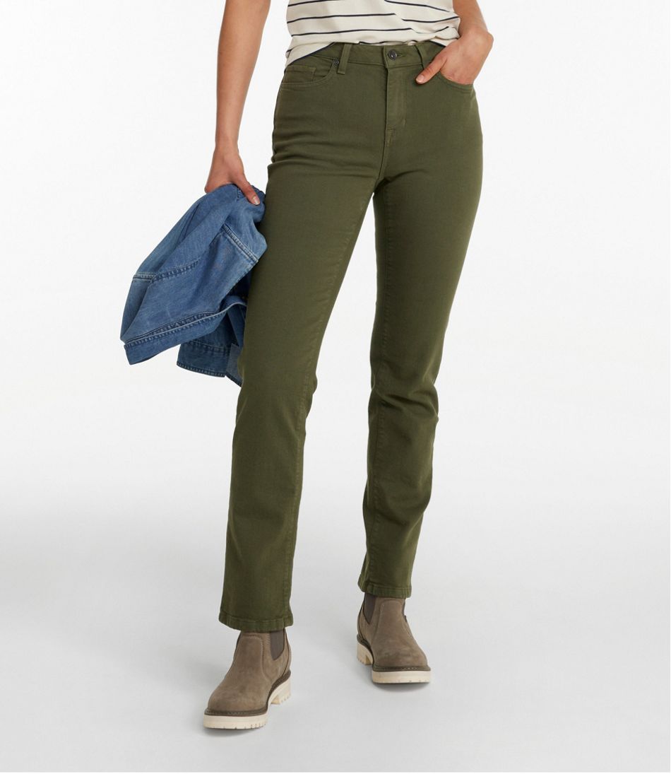 Women's True Shape Jeans, High-Rise Straight-Leg Colors | L.L.Bean