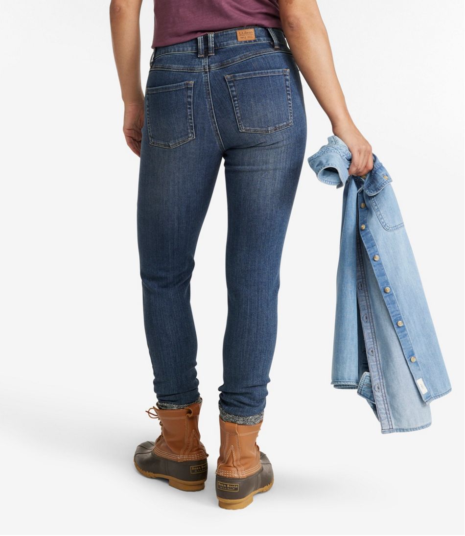 Women's BeanFlex® Jeans, Mid-Rise Skinny-Leg | L.L.Bean