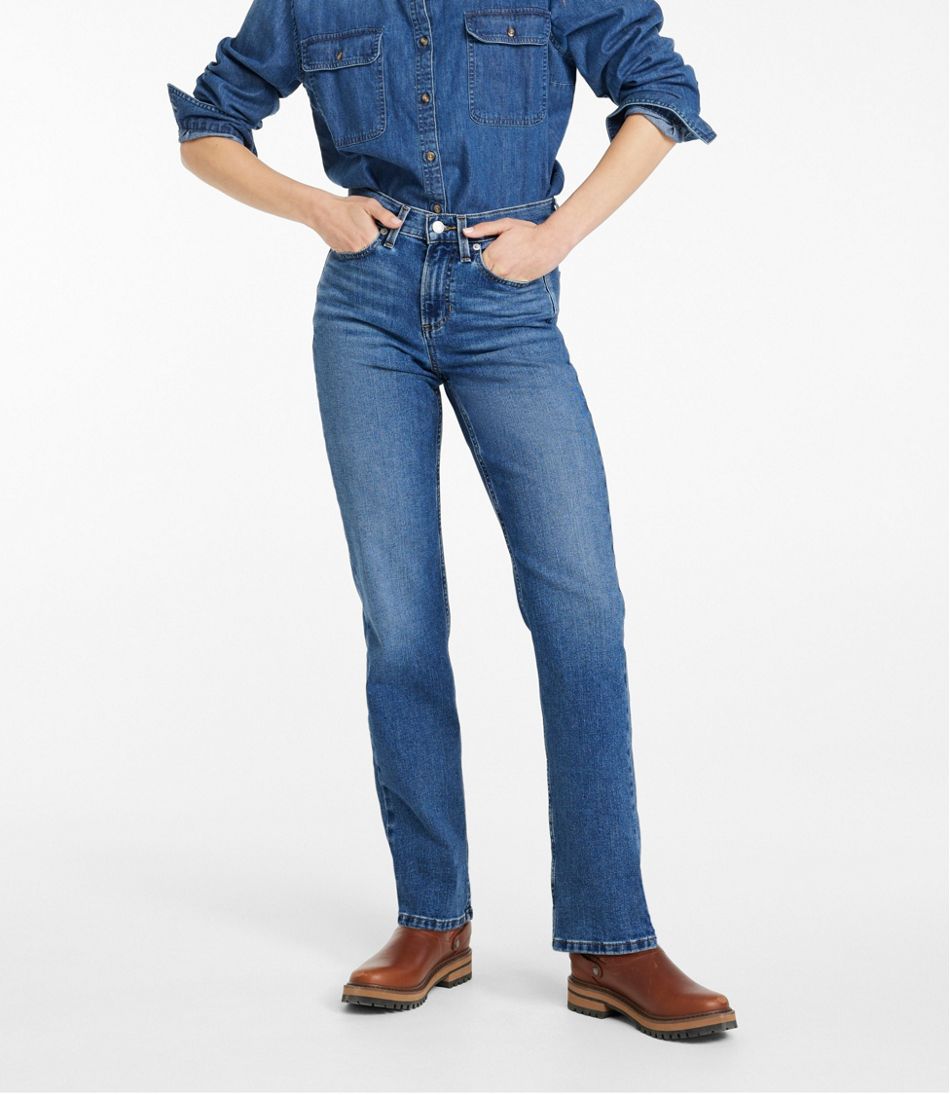 Women's 207 Vintage Jeans, High-Rise Straight-Leg | L.L.Bean