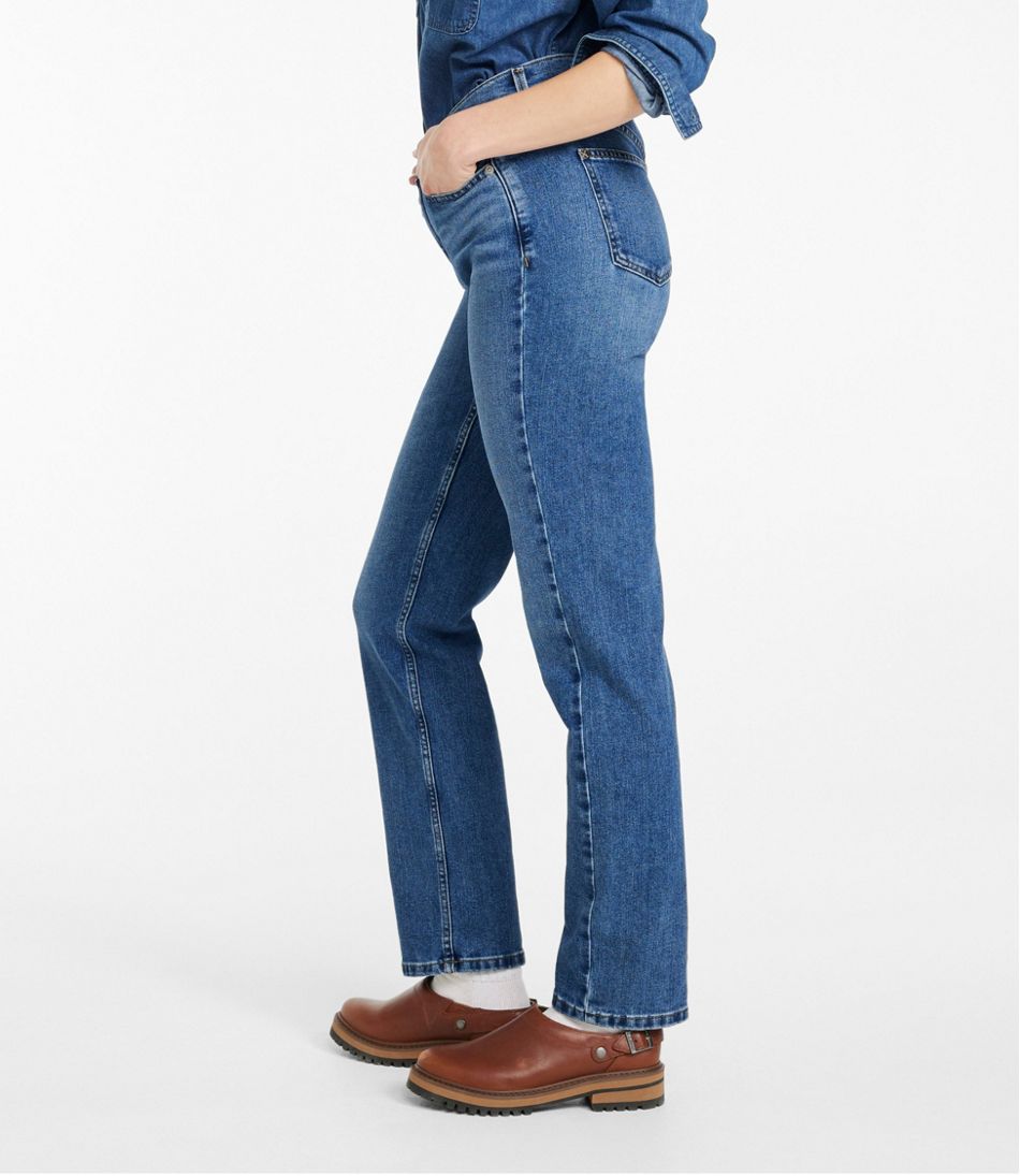 Women's 207 Vintage Jeans, High-Rise Straight-Leg | L.L.Bean