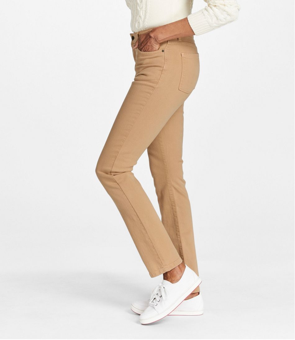 Women's True Shape Jeans, High-Rise Slim-Leg Colors | L.L.Bean