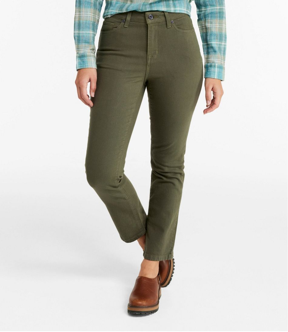 Women's True Shape Jeans, High-Rise Slim-Leg Ankle Colors | L.L.Bean