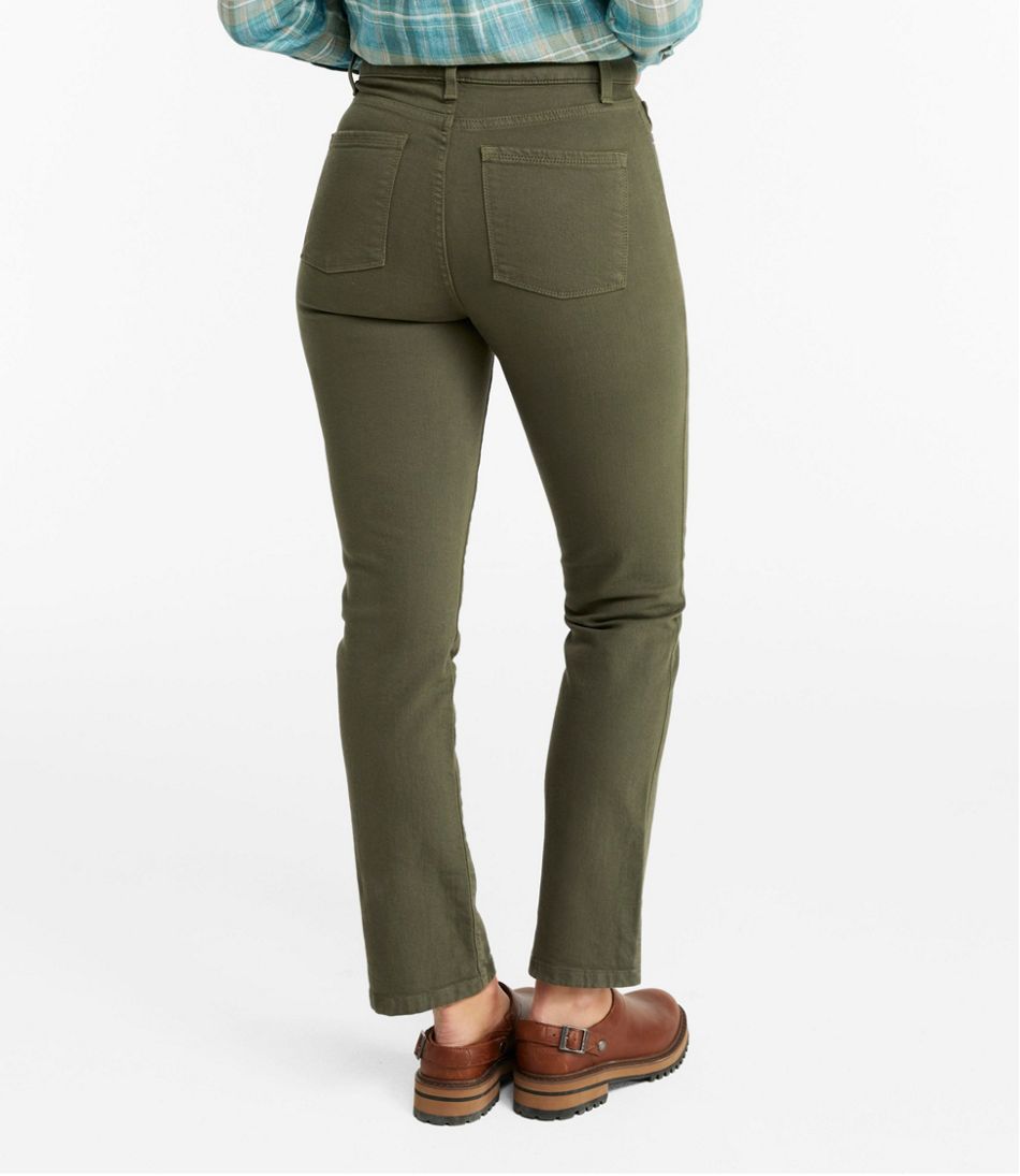 Women's True Shape Jeans, High-Rise Slim-Leg Ankle Colors | L.L.Bean
