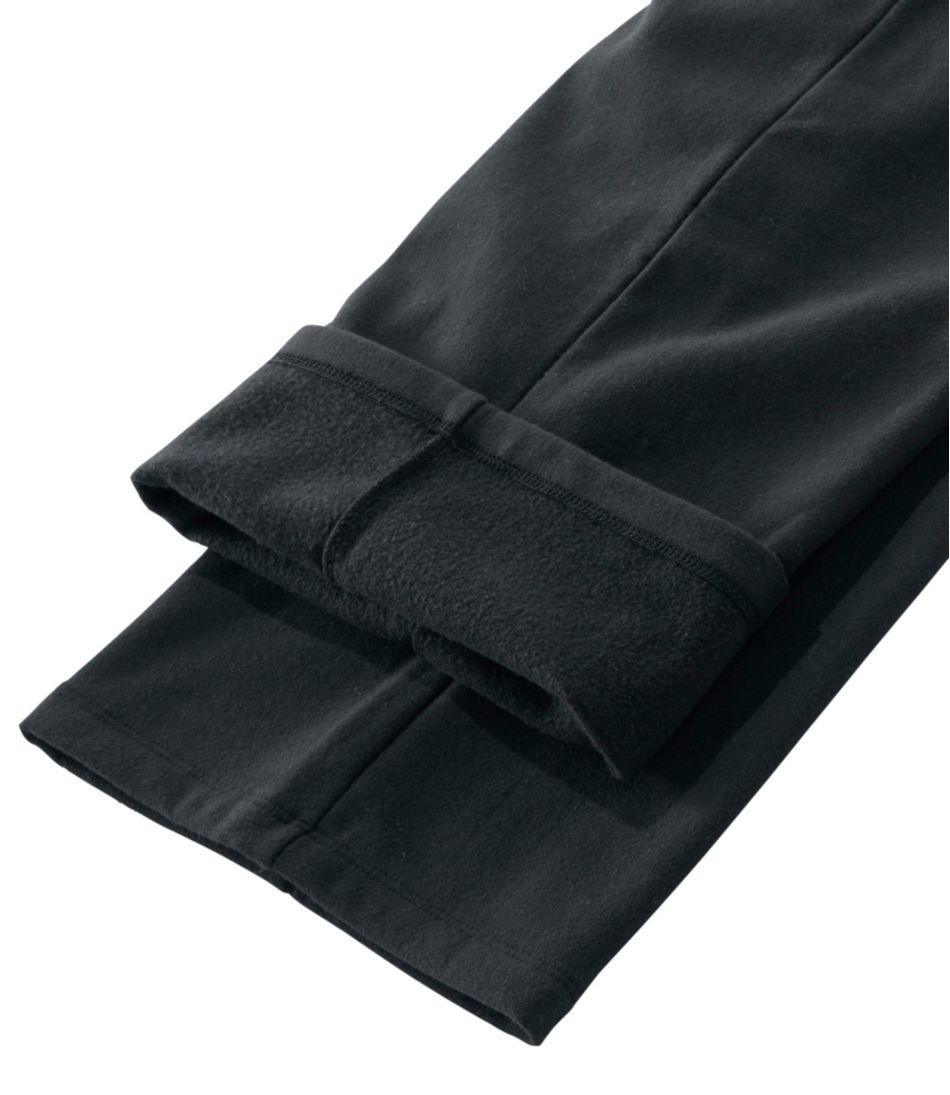 Women's Perfect Fit Pants, Fleece-Backed Straight-Leg | L.L.Bean