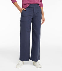 Women's 207 Vintage Cotton Canvas Pants, High-Rise Wide-Leg | L.L.Bean
