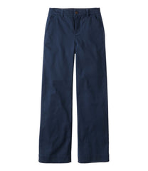 Women's Comfort Stretch Pants, Mid-Rise Wide-Leg Chino | L.L.Bean