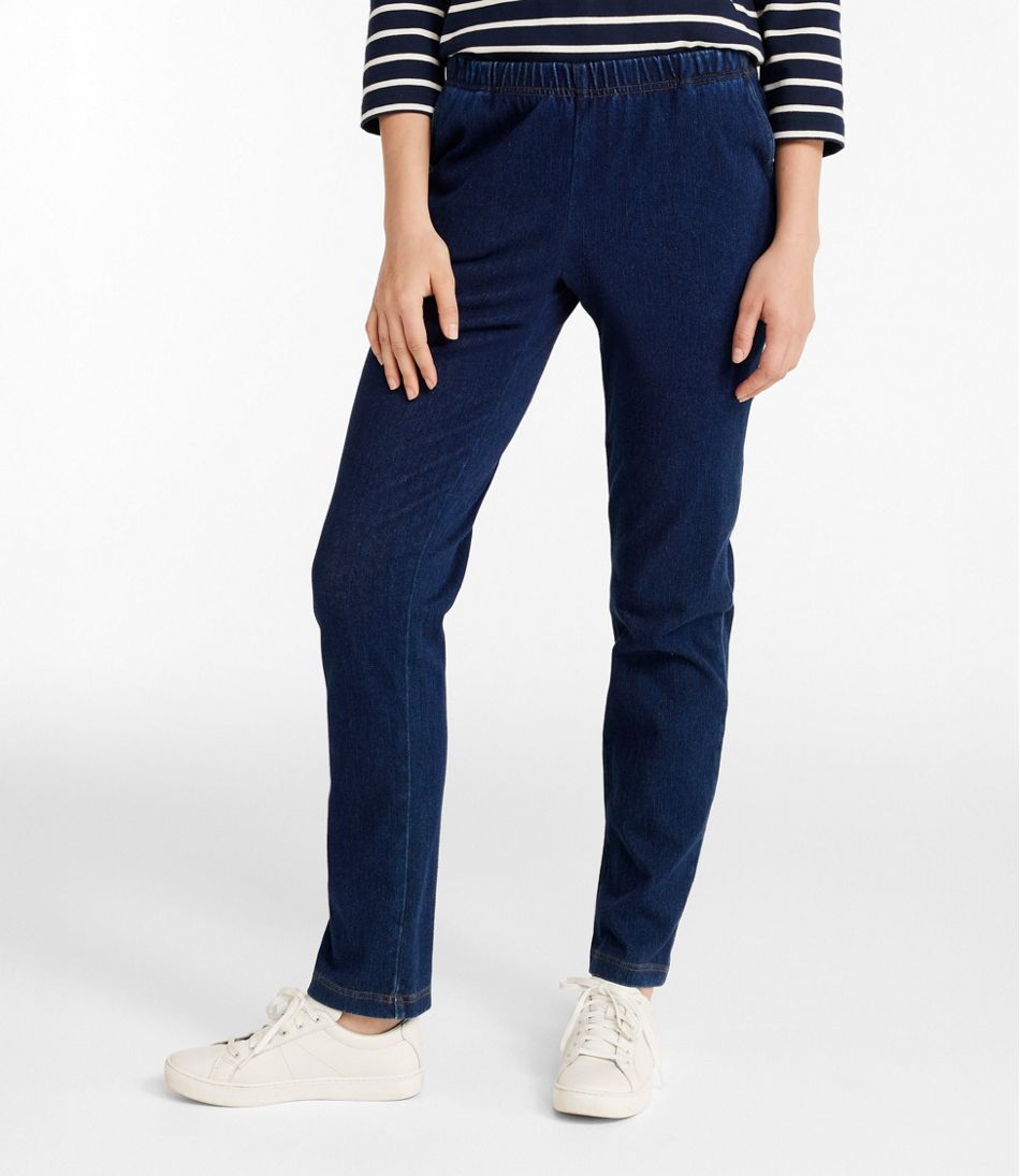 Women's Perfect Fit Pants, Denim Original Tapered Leg | L.L.Bean
