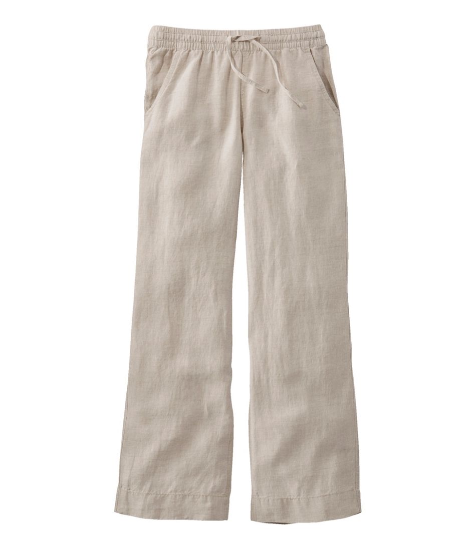 Women's Premium Washable Linen Pull-On Pants | L.L.Bean