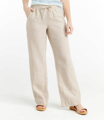 Women's Premium Washable Linen Pull-On Pants | L.L.Bean
