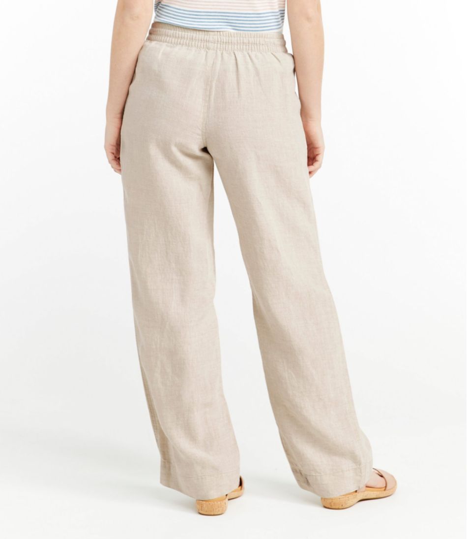 Women's Premium Washable Linen Pull-On Pants | L.L.Bean