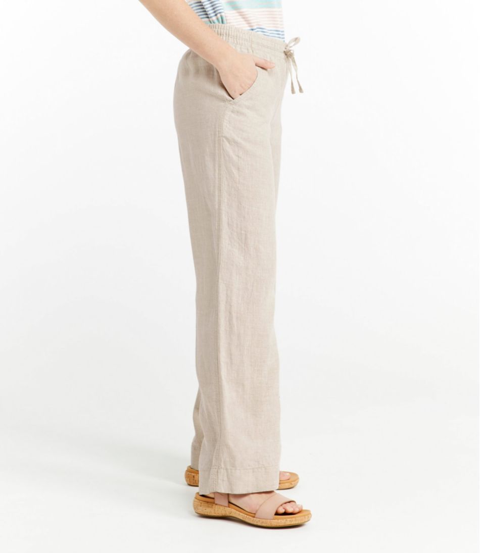 Women's Premium Washable Linen Pull-On Pants | L.L.Bean